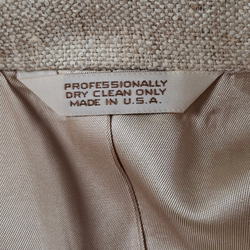 Orvis Vintage Mens 44R Sport Coat Blazer Elbow Patches Wool Linen - Picture 9 of 15